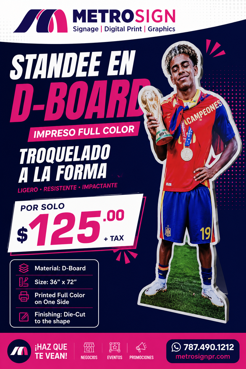 Standee En D-Board